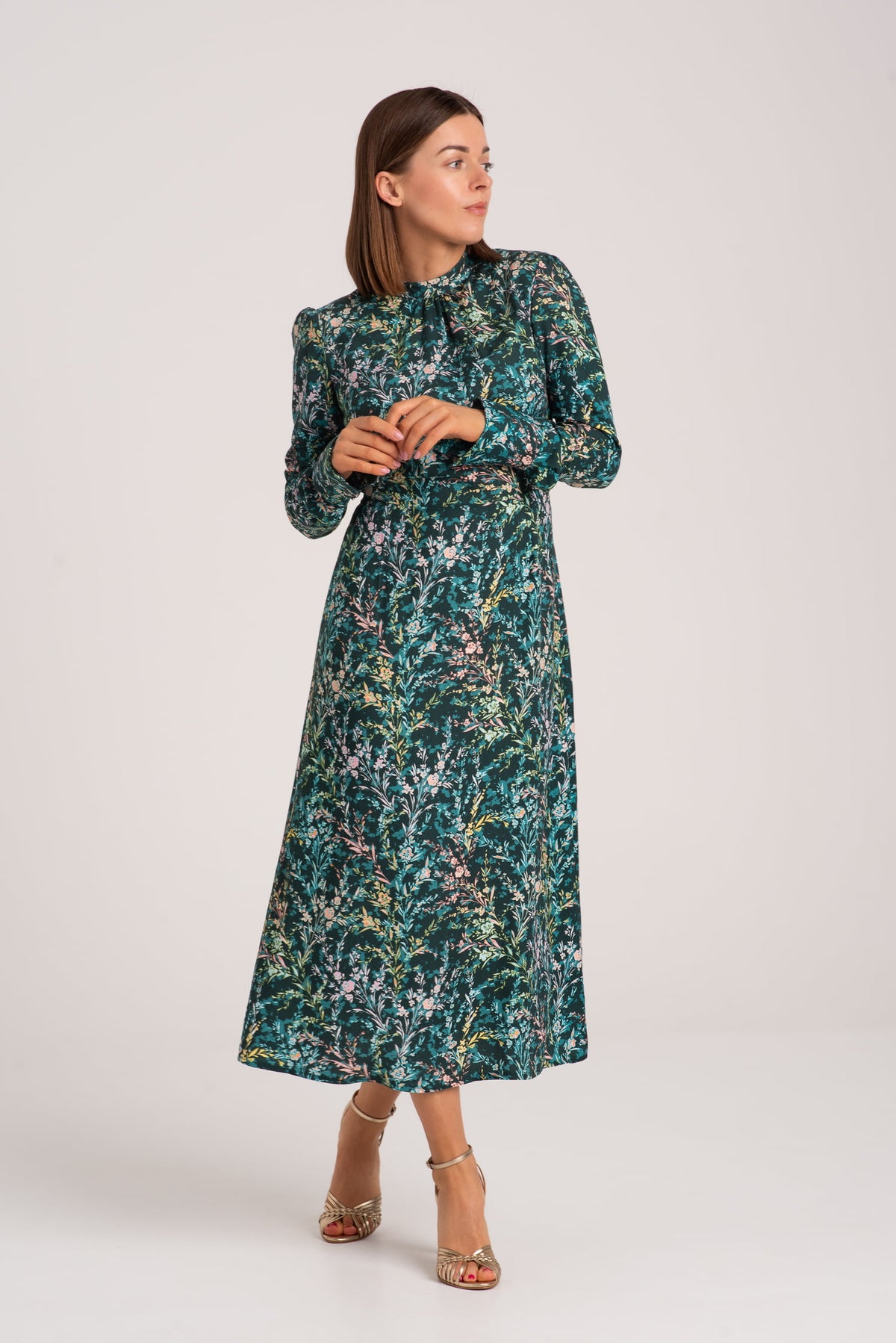 Hazel | Eleganta midi kleita