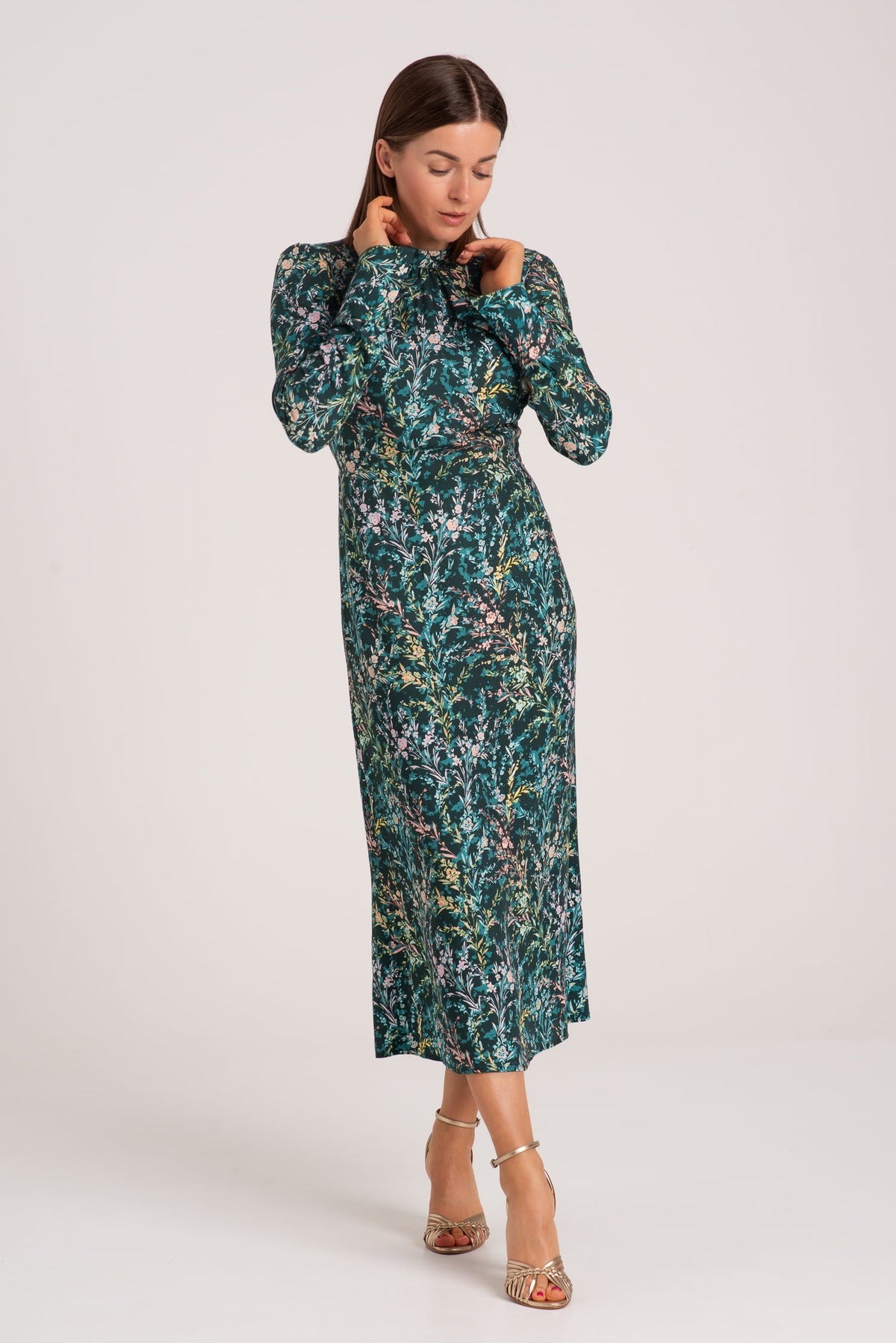 Hazel | Eleganta midi kleita